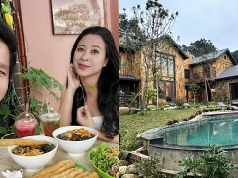 3 căn biệt thự bề thế và cuộc sống điền viên của "ông hoàng nhạc đỏ" Trọng Tấn bên bà xã tài giỏi