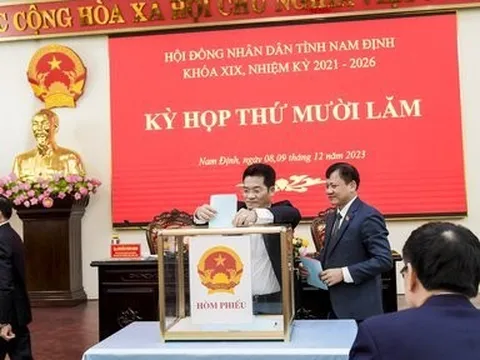 4 lãnh đạo chủ chốt tỉnh Nam Định đạt số phiếu tín nhiệm cao 100%
