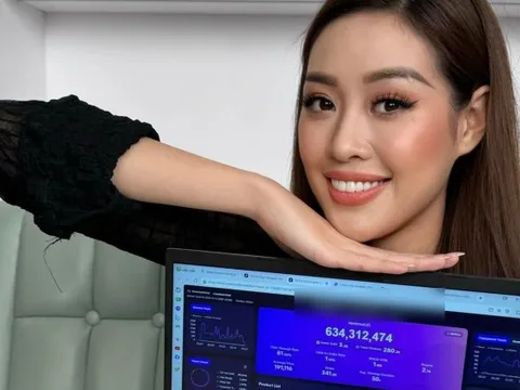 1 Hoa hậu Vbiz "chốt đơn" doanh thu gần 1,2 tỷ sau 3 tiếng livestream bán hàng, loạt thành tích trước còn bất ngờ hơn