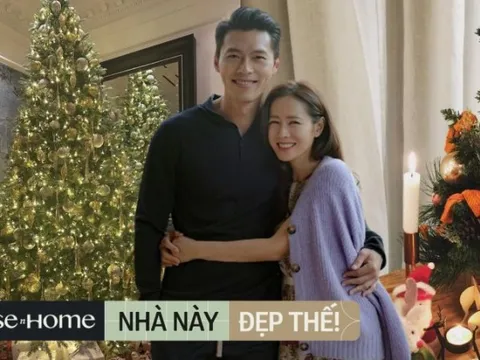 Noel về đến tổ ấm của Son Ye Jin - Hyun Bin: Nhà cửa được trang hoàng lung linh, cây thông "khủng" là điểm nhấn