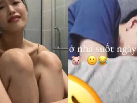 Doãn Hải My để lộ ảnh Đoàn Văn Hậu nằm ngủ co ro trên ghế sofa sau khi cưới, chuyện gì đây?