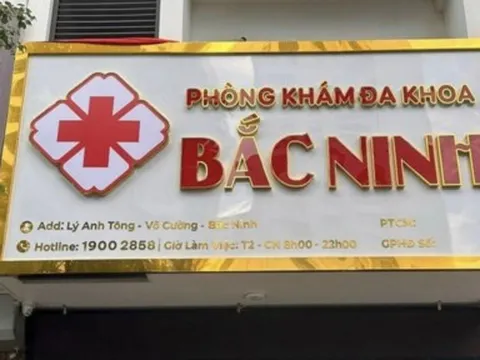 Tạm dừng hoạt động khám, chữa bệnh đối với Phòng khám Đa khoa Bắc Ninh