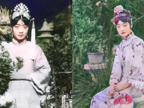 Ảnh màu cực hiếm của Uyển Dung - vị Hoàng hậu của sự thanh lịch và thời thượng