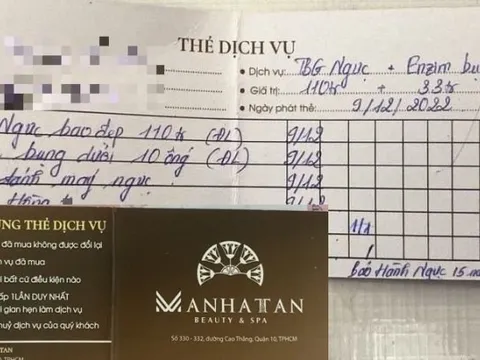 Thẩm mỹ viện làm biến chứng ngực bệnh nhân chưa được cấp phép