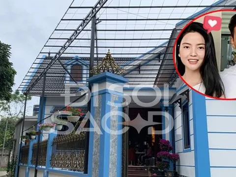 "Nhà Chu Thanh Huyền" lọt top tìm kiếm sau lễ dạm ngõ: Mặt ngoài rộng thoáng, không gian bên trong nội thất gỗ sang trọng