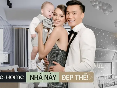 Bùi Tiến Dũng khoe căn hộ mới tặng vợ con: Sang xịn đến từng chi tiết, phòng riêng của quý tử gây chú ý
