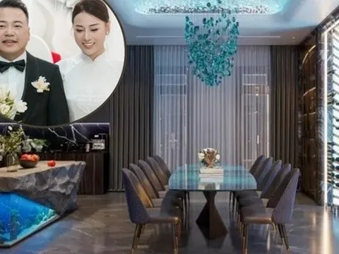 “Soi” bếp nhà Shark Bình - Phương Oanh: Sang xịn như nhà hàng, chén đĩa nhiều đến mức chụp ảnh không trùng lặp
