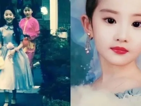 Những bức ảnh hé lộ gia thế trâm anh thế phiệt của Lưu Diệc Phi: Từ bé đã mặc váy Dior, dùng máy tính xách tay