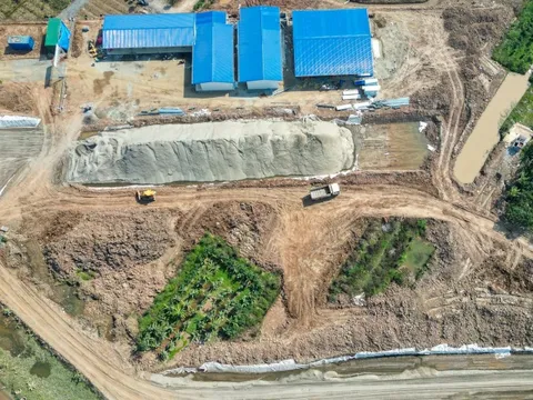 Dự án 86.000 tỷ đoạn qua Hưng Yên dần lộ hình hài sau một tháng khởi công