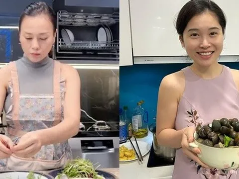 Đọ mâm cơm nhà của vợ doanh nhân: Phương Oanh nấu ngon như ngoài hàng, các phu nhân khác thì sao?