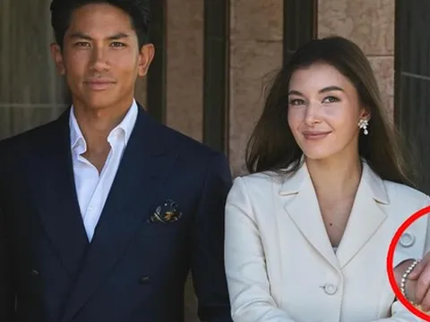 Hoàng tử tỷ đô của Brunei lần đầu công khai vợ sắp cưới, nàng dâu hoàng gia đeo nhẫn kim cương khổng lồ gây choáng