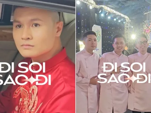 Quang Hải bảnh bao ngồi xe 10 tỷ sang nhà Chu Thanh Huyền, dàn bê tráp đằng trai nhiều gương mặt nổi tiếng