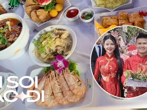 Cận cảnh tiệc cưới Quang Hải - Chu Thanh Huyền tại Đông Anh: "Ê hề" món, nhìn thôi cũng thấy đã mắt