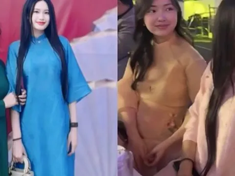 Doãn Hải My diện áo dài, xách túi gần trăm triệu về quê Văn Hậu ăn cưới, vóc dáng khác hẳn lúc dự đám hỏi Quang Hải - Thanh Huyền