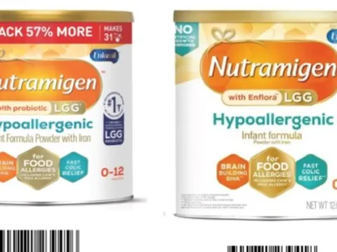 Sữa bột trẻ em Nutramigen bị thu hồi tại Mỹ, Bộ Y tế thông tin gì?