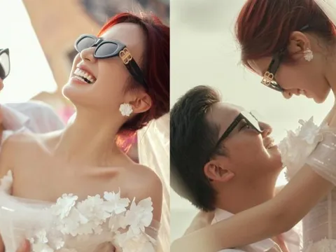 Ảnh cưới "tình bể bình" của sao nữ Vbiz bên chồng tương lai, lộ thời điểm diễn ra ngày vui