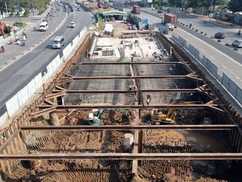 Hình ảnh nút giao thông lớn nhất TP Hồ Chí Minh sau 1 năm khởi công