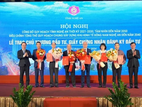 Nghệ An có thêm 5 dự án FDI với tổng mức đầu tư hơn 300 triệu USD