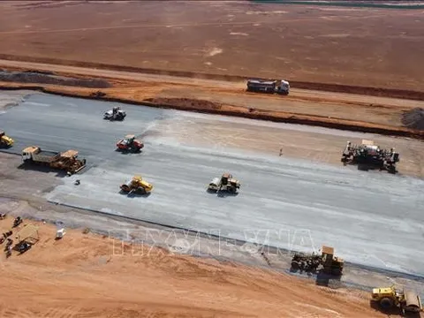 Gần 6.000 nhân lực, phương tiện thi công sân bay Long Thành