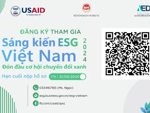 Sáng kiến ESG Việt Nam 2024: Đón đầu cơ hội chuyển đổi xanh