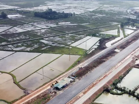Thi công xuyên Tết, cao tốc Diễn Châu - Bãi Vọt đảm bảo tiến độ cán đích