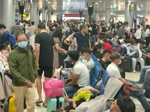 3 ngày 650 chuyến bay từ Tân Sơn Nhất bị chậm