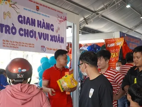 Giảm giá 50% hàng Tết cho công nhân