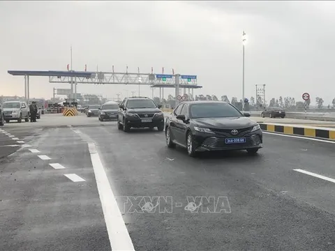 Hải Dương thông xe nút giao 392 với cao tốc Hà Nội – Hải Phòng