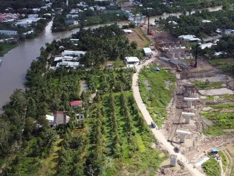 Sớm hoàn thiện thủ tục khai thác mỏ vật liệu phục vụ thi công cao tốc Cần Thơ - Cà Mau