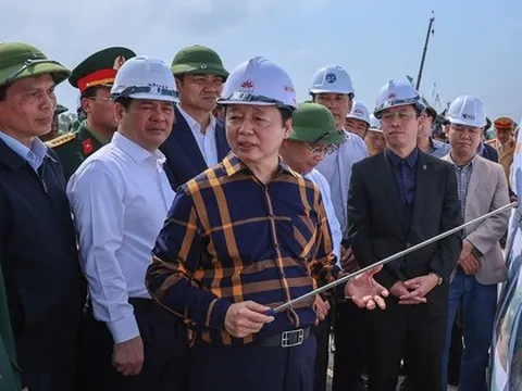 Phó Thủ tướng Trần Hồng Hà kiểm tra, thúc đẩy tiến độ 2 dự án hạ tầng trọng điểm, chiến lược