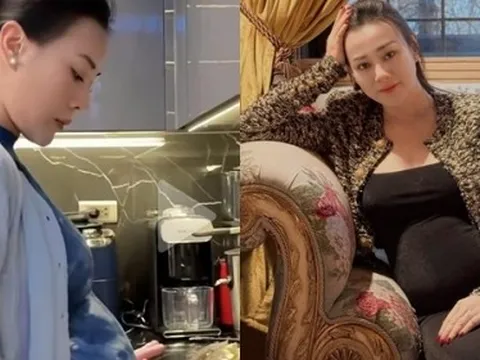 Lộ diện ngoại hình chân thực của Phương Oanh khi mang bầu 7 tháng, vợ shark Bình còn tự so sánh mình với con cá ngựa