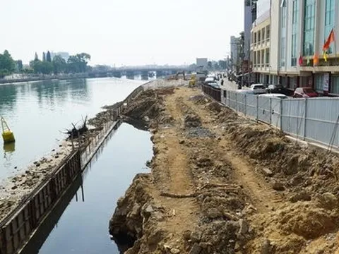 Bình Thuận: Dự án kè dọc sông Cà Ty nhiều hạng mục chưa hoàn thành