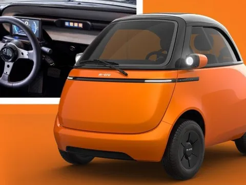 Mẫu ô tô điện mới ra mắt nhỏ hơn cả Wuling Mini EV: 14 tuổi đã được lái, chạy tối đa 180km, tốc độ giới hạn 40 km/h