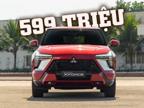 Mitsubishi Xforce chốt giá mới từ 599 triệu đồng: Rẻ nhất phân khúc, phả hơi nóng lên Seltos, HR-V