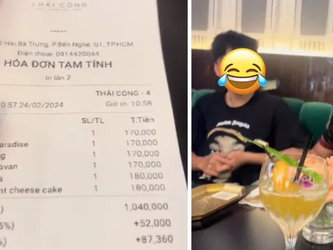Nhóm bạn trẻ sửng sốt khi đi cà phê Thái Công: 4 người hết tận hơn 1 triệu, ngang 1 bữa ăn thịt nướng?