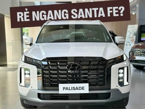 Hyundai Palisade xả hàng giảm giá gần 90 triệu tại đại lý: Bản base còn dưới 1,4 tỷ, tiệm cận Santa Fe, làm khó Explorer