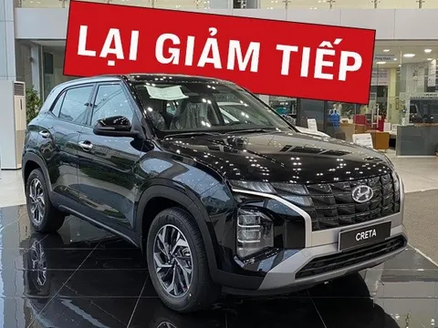 Hyundai Creta giảm giá thêm tại đại lý: Bản base còn 579 triệu, quyết đấu Xforce vừa ra mắt