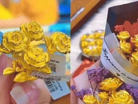 Theo cơn sốt giá, những bông hoa vàng 24K đang khiến chị em xuýt xoa còn cánh mày râu... ngậm ngùi than thở