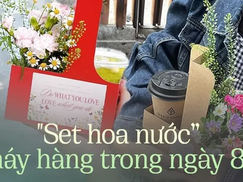 Không gì hot bằng "set hoa nước" dịp 8/3, người bán được dịp hốt bạc vì đắt như tôm tươi