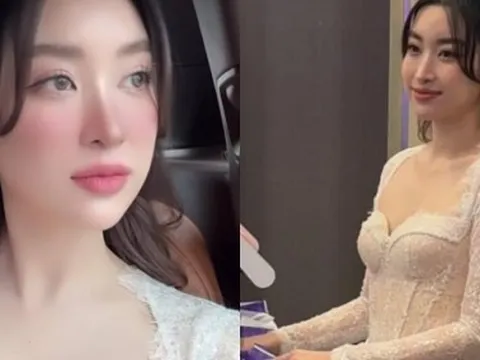 Hoa hậu Đỗ Mỹ Linh khoe visual ngọt ngào, trở thành "đại sứ" trong ngày gia đình chồng Chủ tịch gặp mặt đầu năm