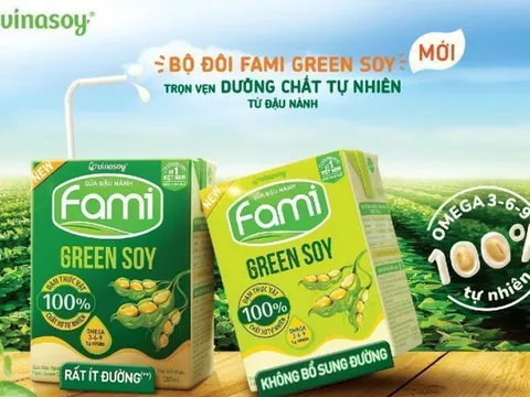 Vinasoy giới thiệu sản phẩm Fami Green Soy, giữ trọn dinh dưỡng tự nhiên trong đậu nành