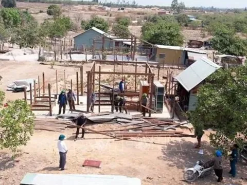 Gia Lai: Di dời hơn 20 hộ dân xây nhà trái phép trên đất lâm nghiệp