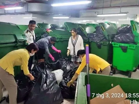 Chồng vứt nhầm kim cương của vợ để trong bọc giấy vì tưởng là rác