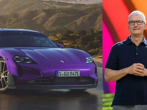 Vừa khai tử Apple Car, Tim Cook liền quay sang ủng hộ Porsche