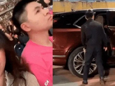 Chủ tịch CLB Hà Nội ngồi xe sang 18 tỷ ra sân bóng, phong thái cực đĩnh đạc khác hẳn khi ở nhà với hoa hậu Đỗ Mỹ Linh