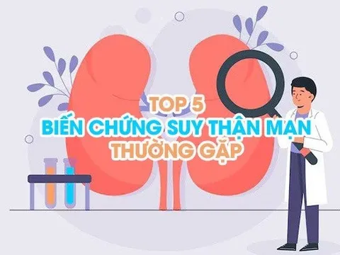 Top 5 biến chứng suy thận mạn nguy hiểm thường gặp