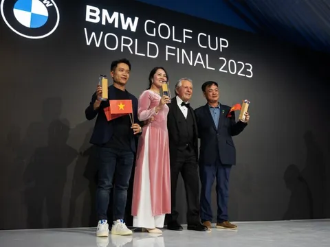 Việt Nam lần đầu giành Á quân giải thế giới BMW Golf Cup 2023