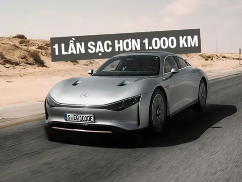 Mercedes thử xe điện mới: Đi xa nhất 1.202 km không cần sạc, quy đổi sang tiền xăng còn tiết kiệm hơn xe máy Honda Wave, Future