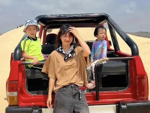 Mẹ lái ô tô đưa các con "lên rừng, xuống biển", chuyến đi chẳng lên kế hoạch trước mà thành công không tưởng