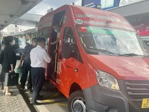 Sắp đưa 14 tuyến xe rước khách kết nối sân bay Tân Sơn Nhất vào hoạt động